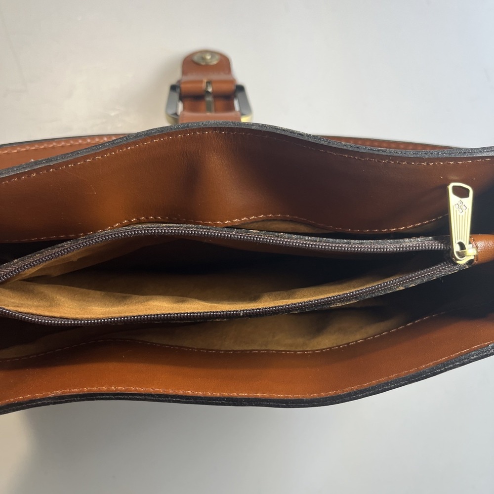 Patricia Nash Irving Bucket Handbag Leather Disstress Vintage Victorian Garden - Picture 6 of 11
